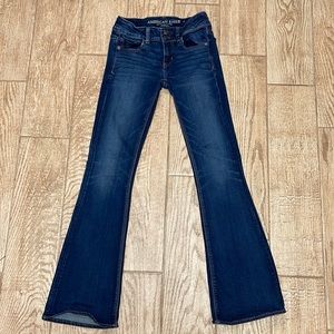American eagle artist flare jeans